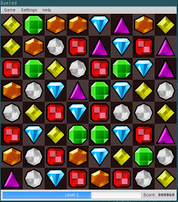 A picture of the puzzle game Gweled